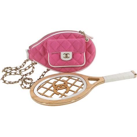 chanel tennis racquet|chanel tennis racket bag.